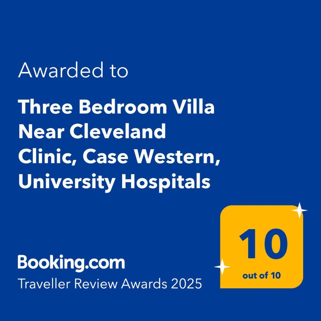 Three Bedroom Villa Near Cleveland Clinic, Case Western, University Hospitals South Euclid Buitenkant foto